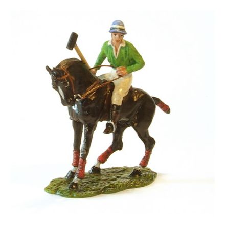 Polo Teamspieler/grünes Shirt