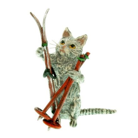Katze Skier