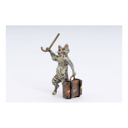 Katze Reisender