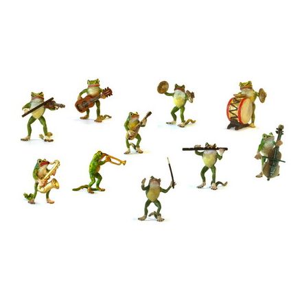 Frosch Orchester (10 Stück)