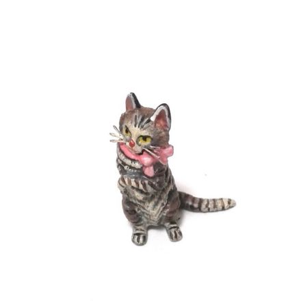 Katze Masche/aufrecht