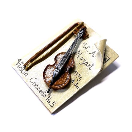 Notenblatt mit Violine